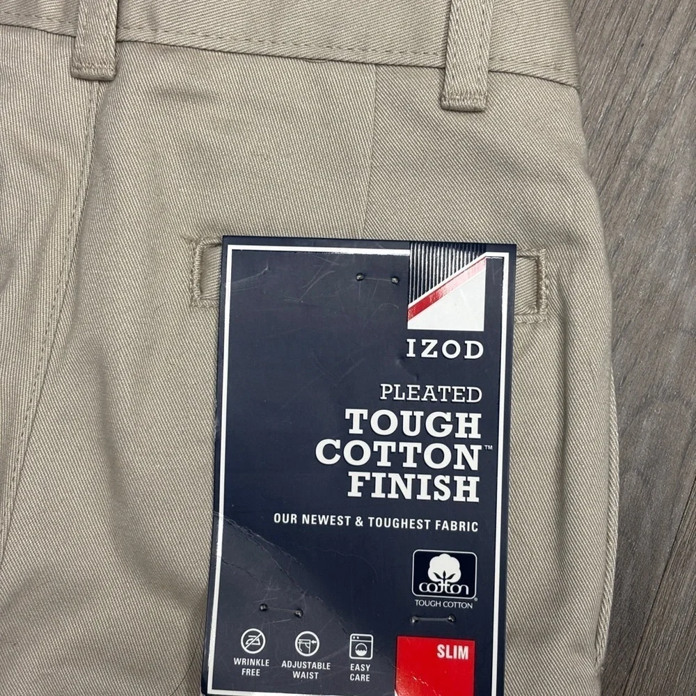 NWT Izod 5T Coord Set Polo Shirt and Pleated Slim Fit Khakis. Classy!